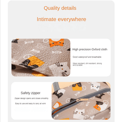 Printed Insulated Lunch Bag Reusable Aluminum Foil Lunch Box