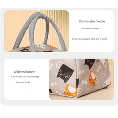 Printed Insulated Lunch Bag Reusable Aluminum Foil Lunch Box