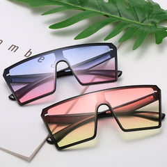 Rimless Gradient Sunglasses UV400 for Driving Beach Travel