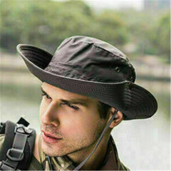 Men's UV Protective Sun Bucket Hats for Outdoor Adventures