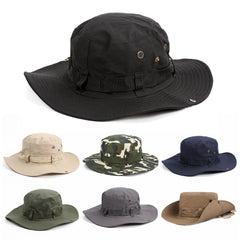 Men's UV Protective Sun Bucket Hats for Outdoor Adventures