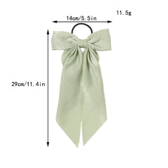 Velvet Butterfly Bowknot Hair Tie Solid Hair Tie French Ponytail