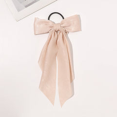 Velvet Butterfly Bowknot Hair Tie Solid Hair Tie French Ponytail