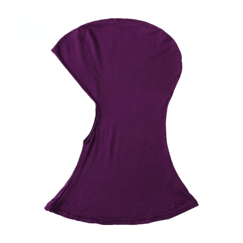 Solid Hijab Neck Cover Women Undercap Underscarf Turban Inner Caps