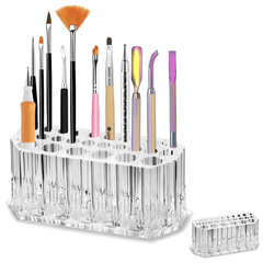 Clear Space Acrylic Makeup and Nail Art Tool Organizer for Beauty Kit Tools