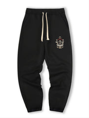 BLACK FLAG Skull Print Men's Drawstring Sweatpants