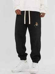 Monkey Print Men's Drawstring Pocket Sweatpants Loose Casual Comfy Jogger Pants