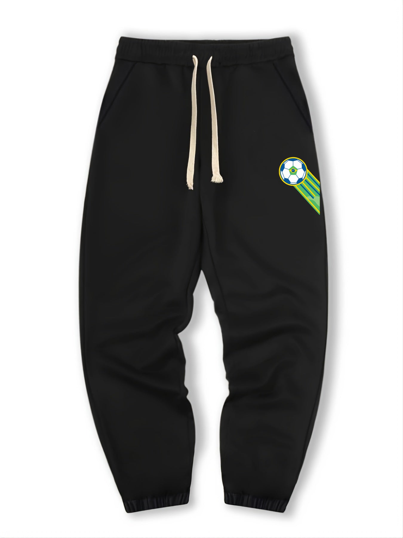 Men's Football Print Drawstring Sweatpants