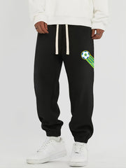 Men's Football Print Drawstring Sweatpants