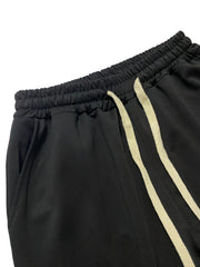 Mechanical Bear Print Men's Drawstring Sweatpants Loose Casual Jogger Pants