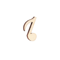 100Pcs Wooden Music Notes Handcrafts DIY Home Decorations