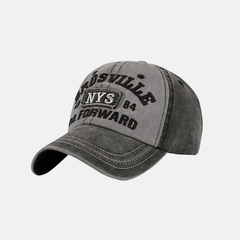 Embroidery Baseball Cap Patchwork Strap Back Dad Hat