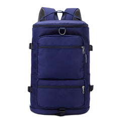 Large Capacity Solid Zipper Duffel Bag Multifunctional Weekender Bag