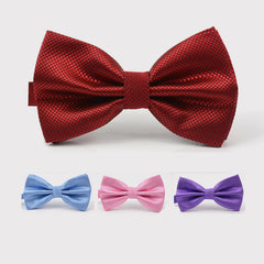Butterfly Party Wedding Bow Tie For Boys Girls Solid Bowknot Bowtie