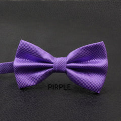 Butterfly Party Wedding Bow Tie For Boys Girls Solid Bowknot Bowtie