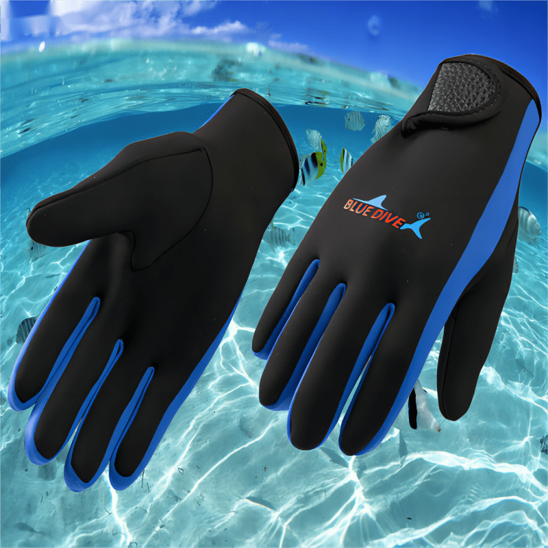 Durable Anti Slip Diving Gloves Winter Swimming Surfing Underwater Work