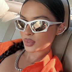 Y2K Mirror Lens Sunglasses UV400