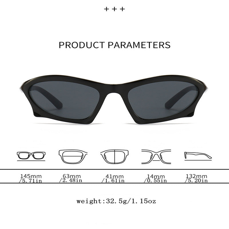 Y2K Mirror Lens Sunglasses UV400