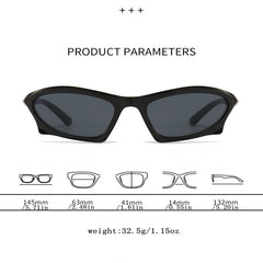 Y2K Mirror Lens Sunglasses UV400