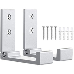 2pcs Alum. Alloy Folding Coat Hooks 33lbs Load