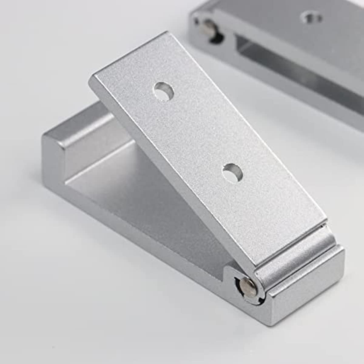2pcs Alum. Alloy Folding Coat Hooks 33lbs Load
