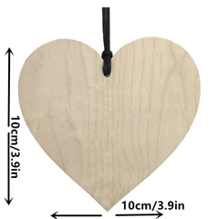 Kindness Soul & Heart Wooden Heart Hang Tag Sign Gift for Neighbor