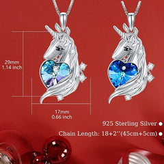 Unicorn Pendant Necklace Jewelry Gift For Girls