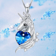 Unicorn Pendant Necklace Jewelry Gift For Girls