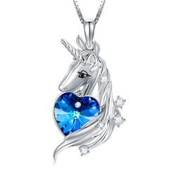 Unicorn Pendant Necklace Jewelry Gift For Girls