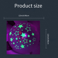 10pcs Fluorescent Balloons 30 48 Cm 2 8g Transparent