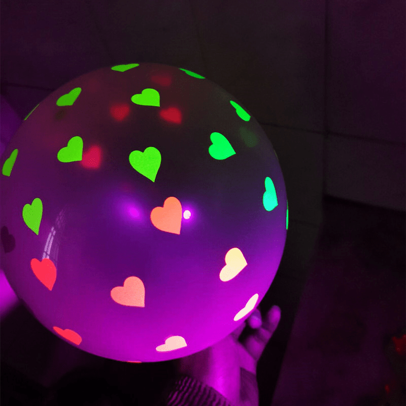 10pcs Fluorescent Balloons 30 48 Cm 2 8g Transparent