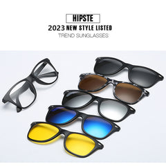 1pc Reversible Polarizing Clip on Sunglasses Anti glare UV400