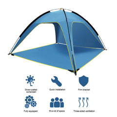 SPF 50 Beach Sun Shelter Outdoor Shade Camping Sports Travel Fishing Picnics