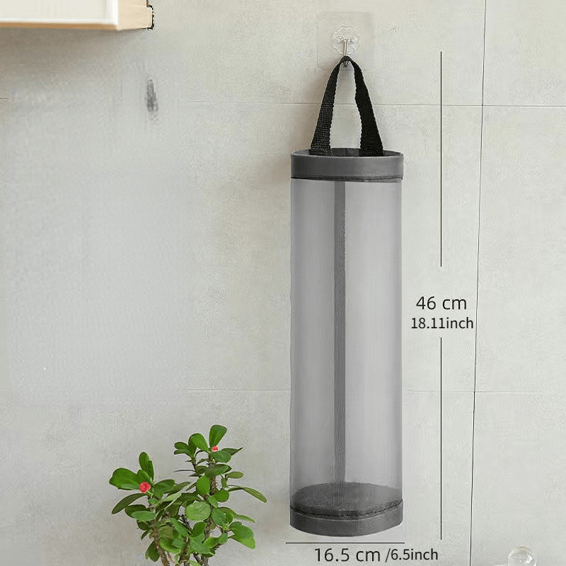 Wall Mount Grocery Bag Holder Plastic Bag Dispenser