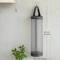 Wall Mount Grocery Bag Holder Plastic Bag Dispenser