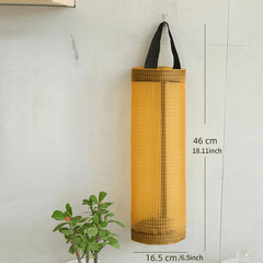 Wall Mount Grocery Bag Holder Plastic Bag Dispenser