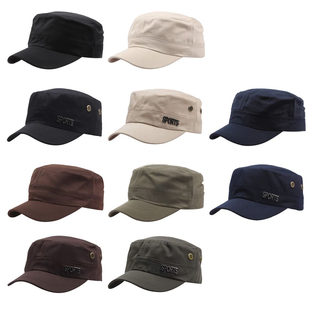Breathable Adjustable Cadet Style Hat for Sun Protection