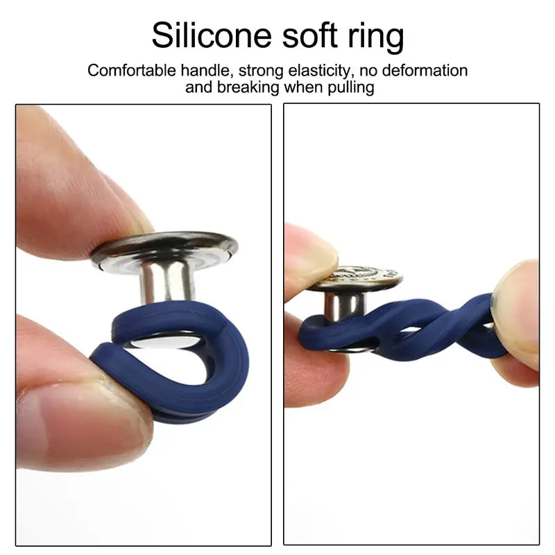 2pcs Adjustable Pants Extender Button Clothing DIY Retractable Button