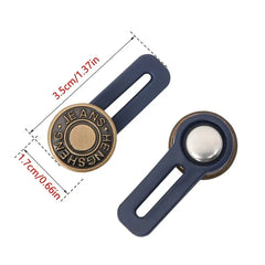 2pcs Adjustable Pants Extender Button Clothing DIY Retractable Button