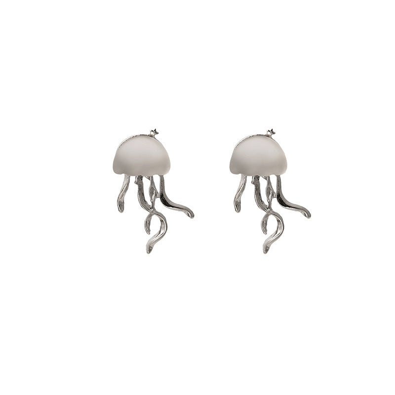 Jellyfish Stud Earrings Girls Jewelry Gift Birthday Graduation