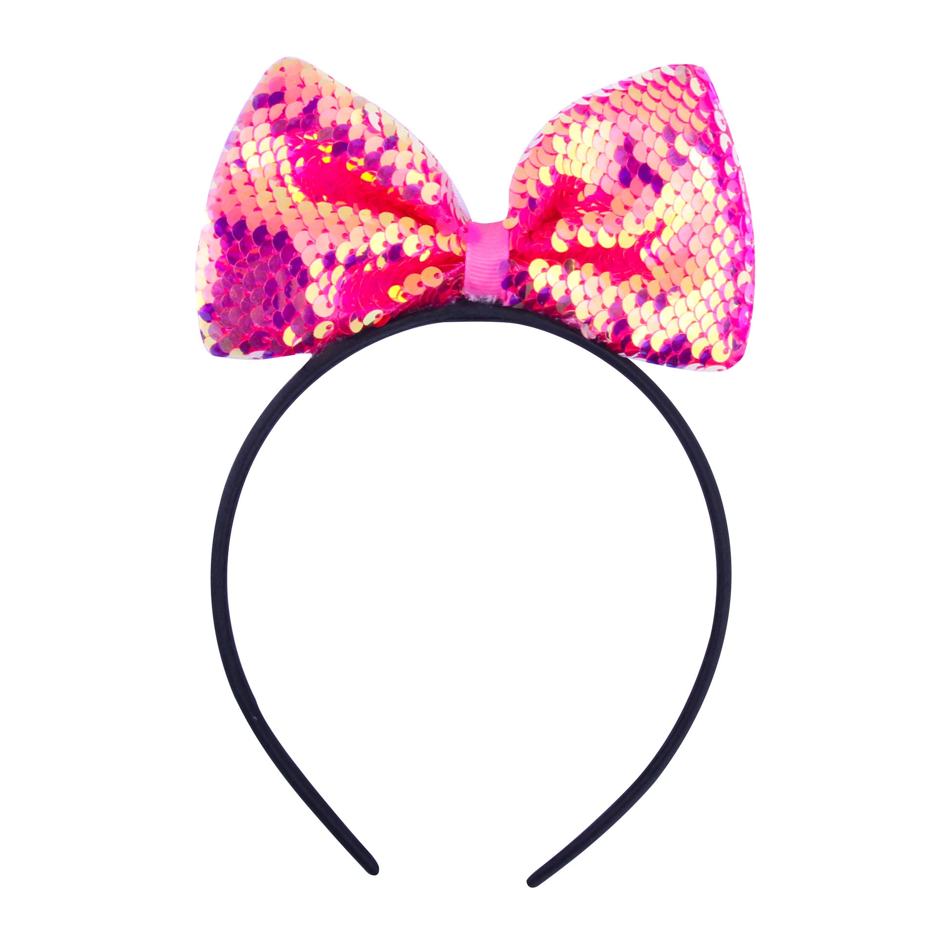 Sequin Bow Headband for Summer Holiday Party