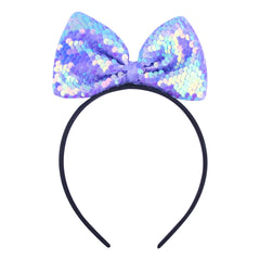 Sequin Bow Headband for Summer Holiday Party
