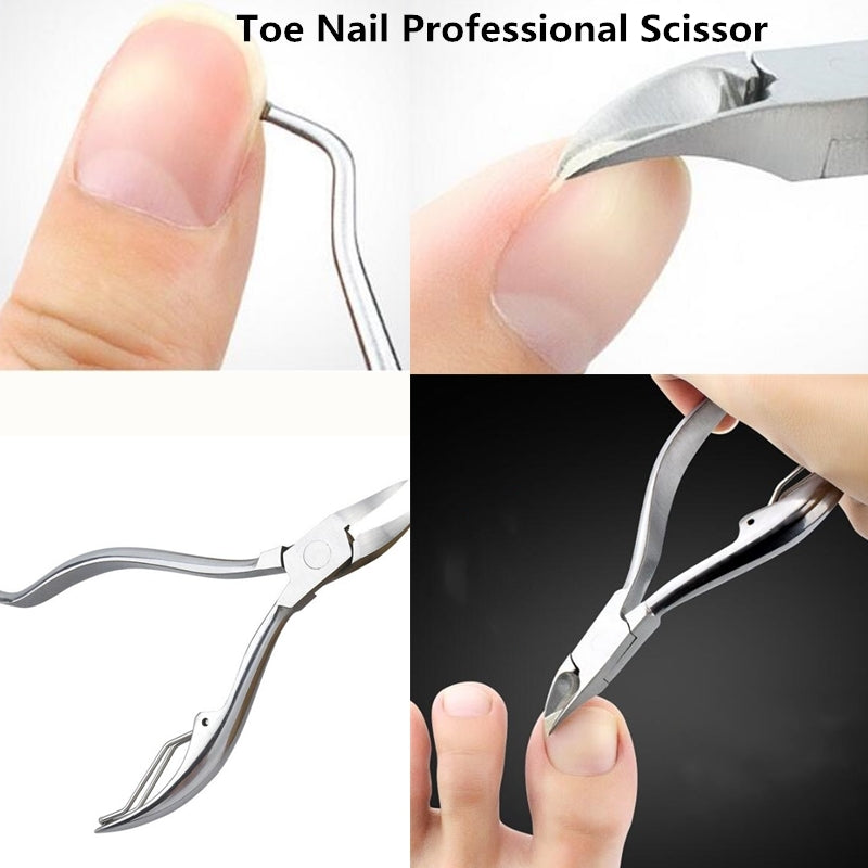 Stainless Steel Toe Nail Clippers Nail Correction Pedicure Tool