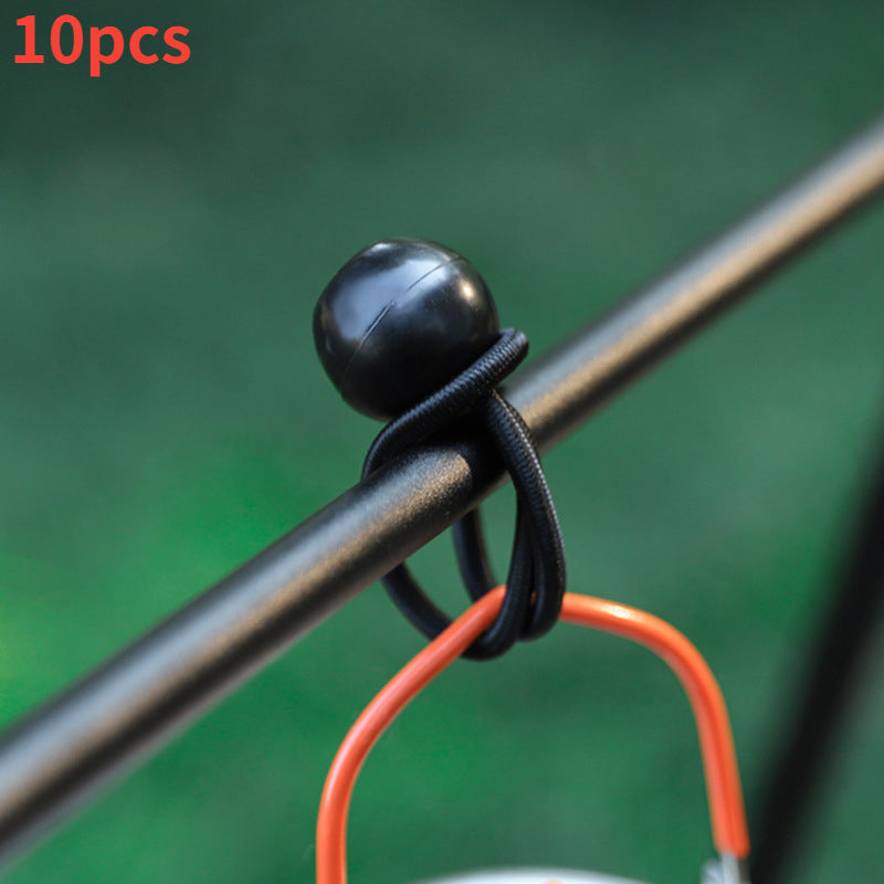 10pcs Storage Elastic Buckles Mini Binding Buckle Arrangement Storage Rope