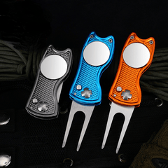 Portable Aluminum Golf Divot Repair Tool