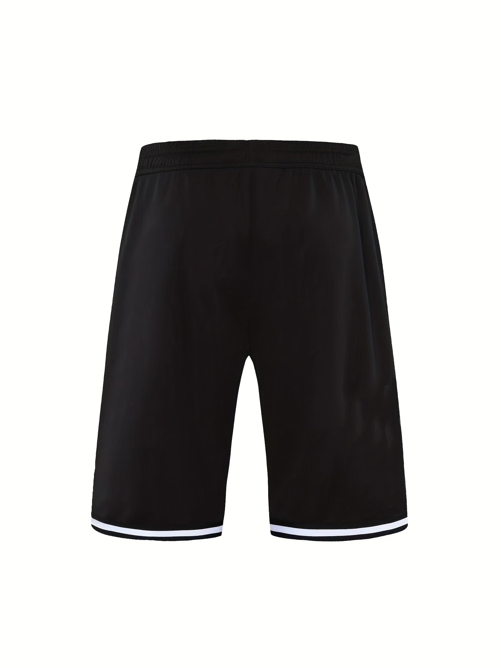 Leaf Pattern Print Comfy Shorts Men Casual Elastic Waist Drawstring Shorts