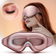 3D Sleep Mask with Memory Foam for Restful Sleep