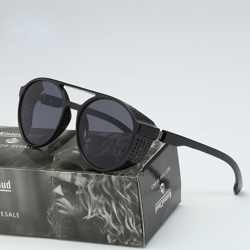 Classic Punk Sunglasses UV Protection Retro Style Men Holiday Party