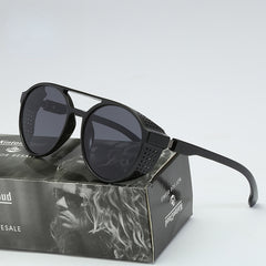 Classic Punk Sunglasses UV Protection Retro Style Men Holiday Party