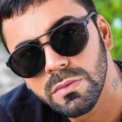 Classic Punk Sunglasses UV Protection Retro Style Men Holiday Party